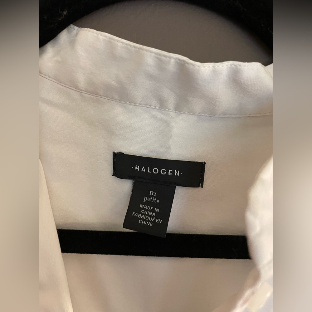 Halogen Button Down With Ribbon Detail - image 2